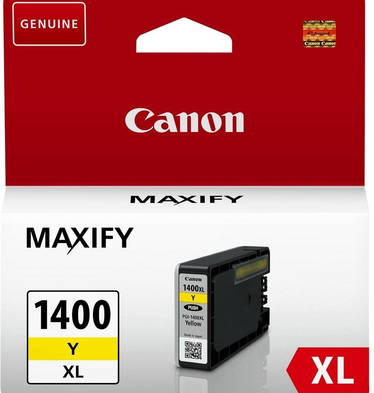 Canon-Ink-PGI-1400XL Y-MB2040/ MB2140/ MB2340/ MB2740- Yield 900