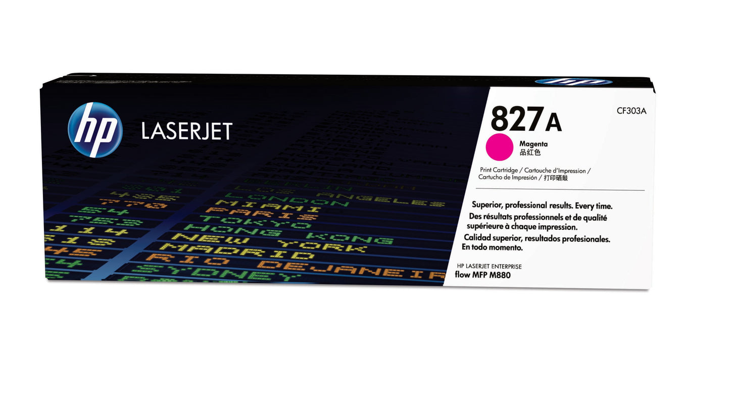 HP 827A Magenta Toner Cartrdge