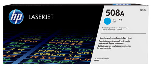 HP 508A Cyan LaserJet Enterprise Toner Cartridge