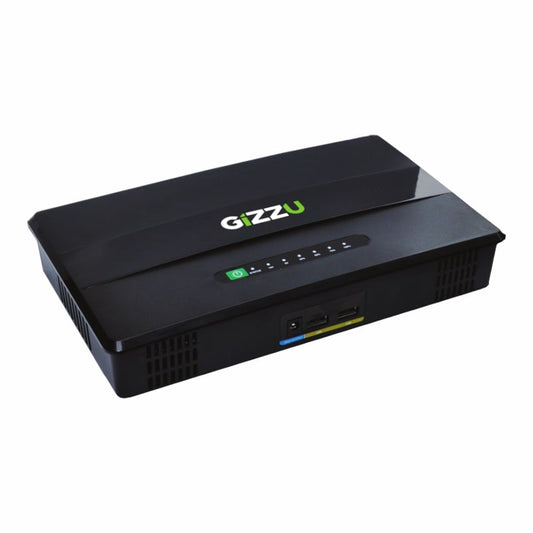 GIZZU 60W 69Wh 21600mAh Mini POE DC UPS LifePO4 - Black