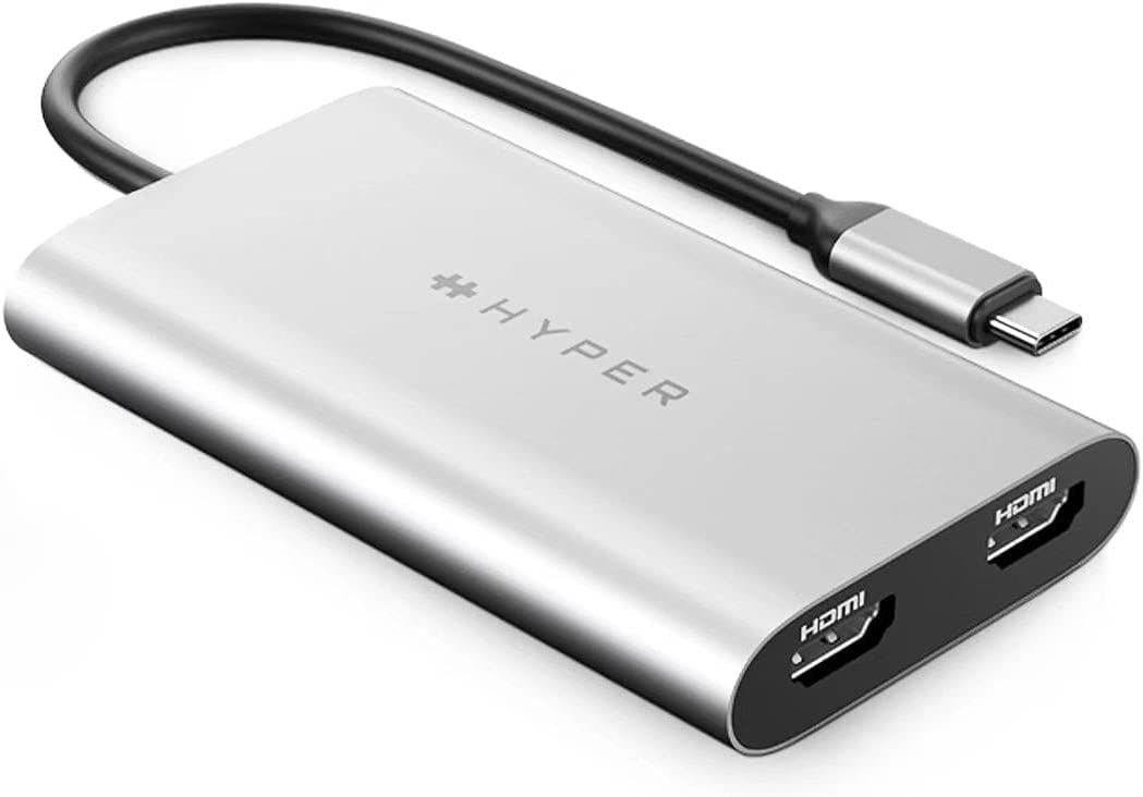 HyperDrive USB-C To Duel HDMI Adapter+PD over USB (M1)