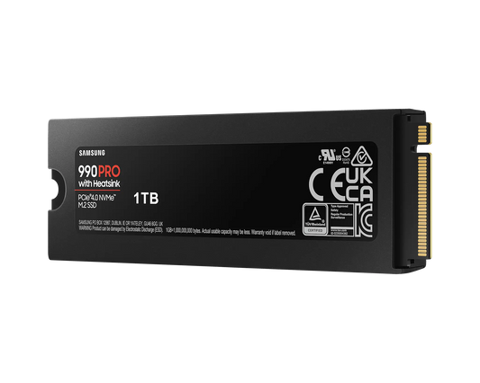 Samsung 990 PRO 1 TB NVMe SSD W/Heatsink